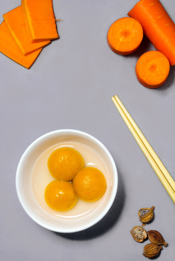胡蘿卜元宵圖片