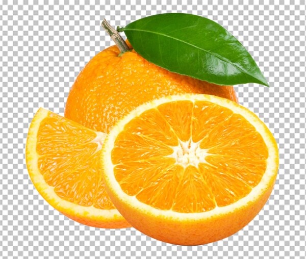 透明底水果橙子图片