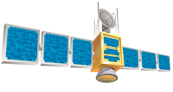 通讯雷达科技矢量图