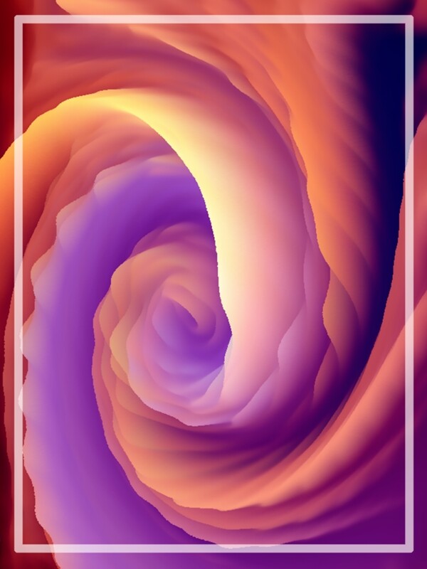 紫红旋转花蕊3D质感背景