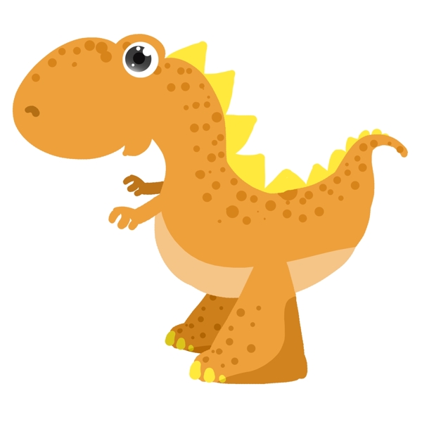 动物玩具恐龙插画