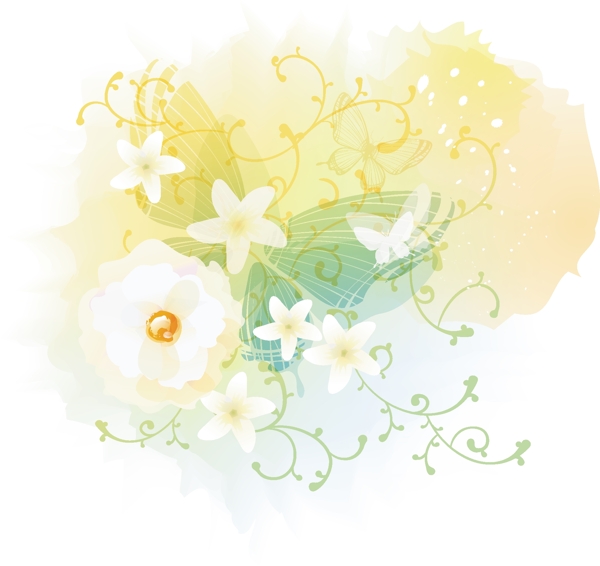 歐美花紋821矢量CDR