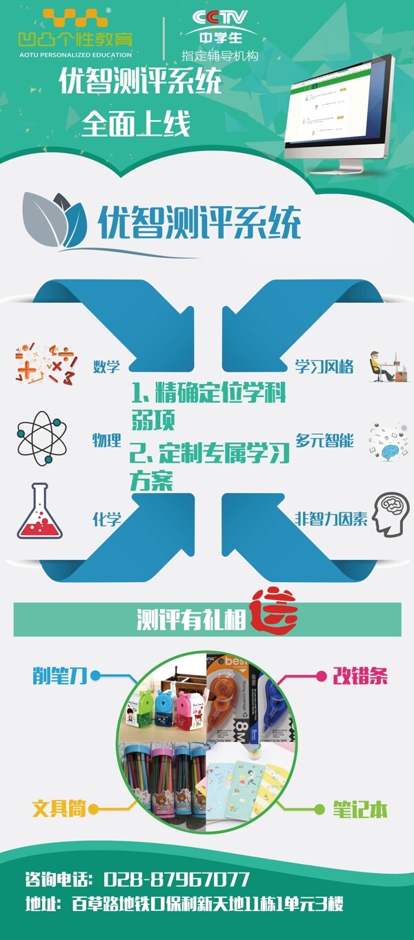 測(cè)評(píng)系統(tǒng)展架