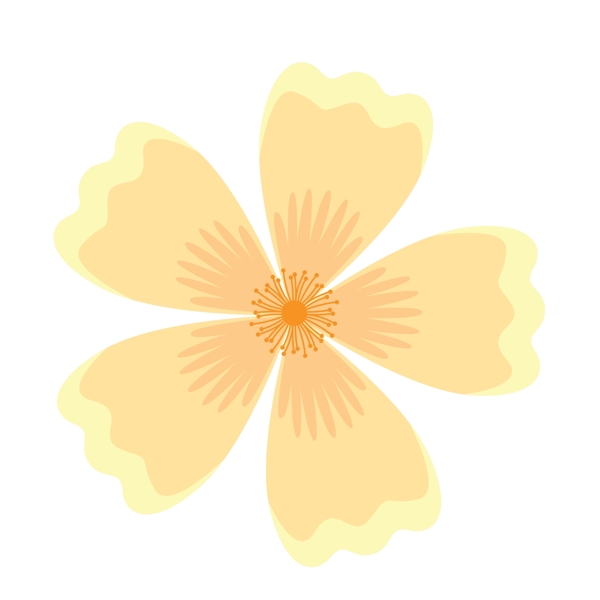 黄色的花朵免抠图