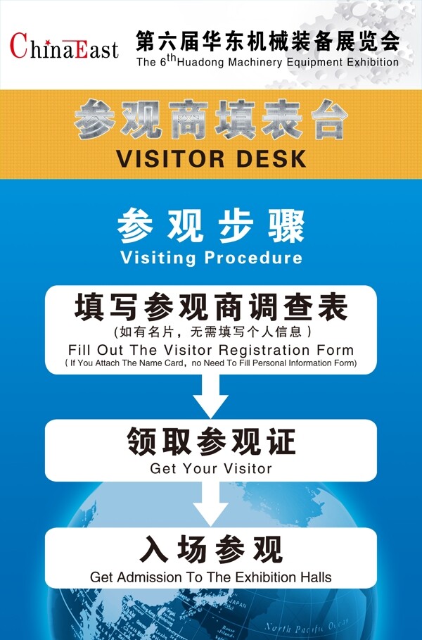 參觀商填表臺(tái)圖片