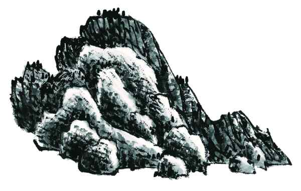 水墨山水畫圖片