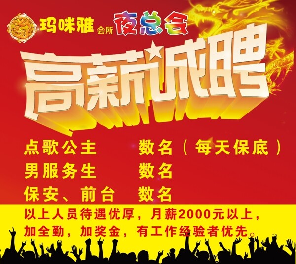 ktv夜總會招聘圖片