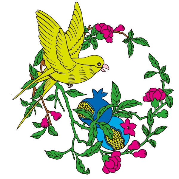 印花矢量图古典花纹复古风格民族风格免费素材