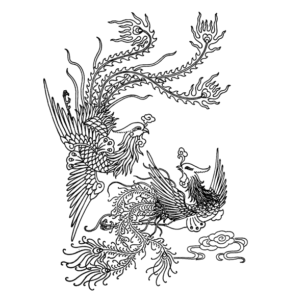 鳳凰矢量素材