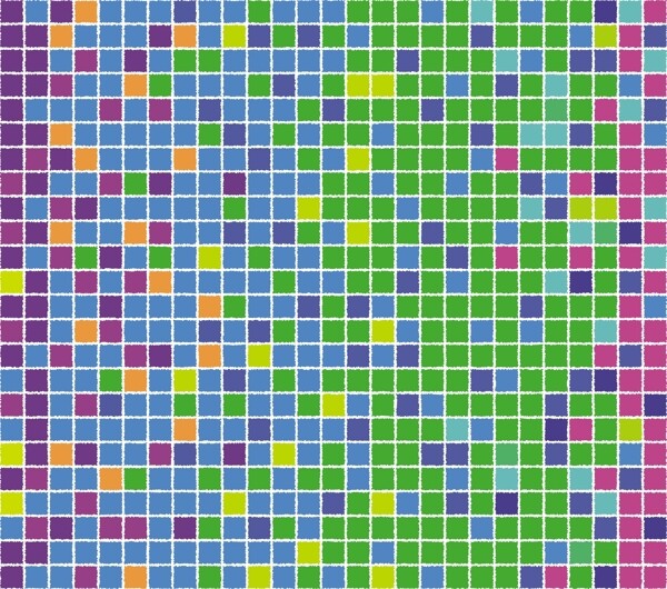 摘要彩色像素馬賽克矢量插畫
