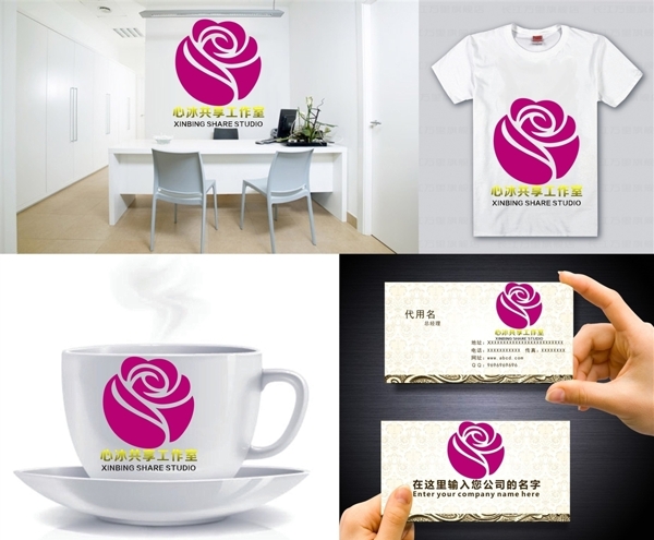 花logo