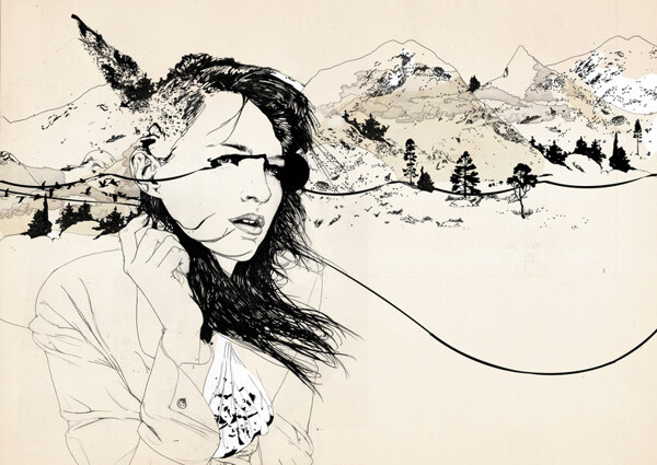 位圖插畫時尚插畫人物插畫插畫師免費素材