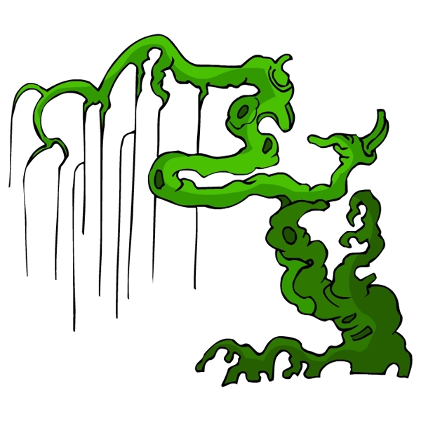 樹木古典插畫