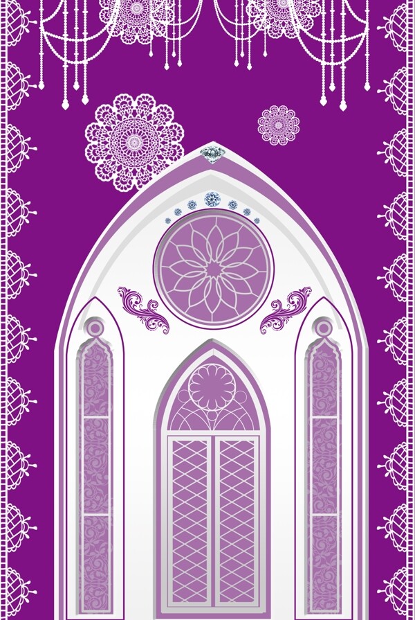 婚礼布置紫色设计
