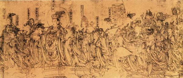 古代人物宮廷人物人物壁畫(huà)中國(guó)文化人物畫(huà)像中國(guó)風(fēng)中華藝術(shù)繪畫(huà)