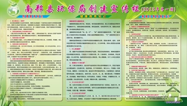 環(huán)境保護展板PSD分層素材圖片