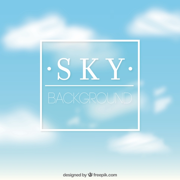天空背景模糊