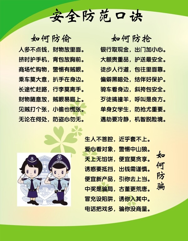 安全防范展板圖片