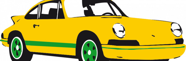 保時捷汽車的矢量圖像