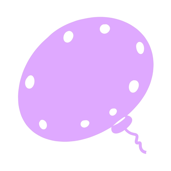紫色气球创意对话框文本框