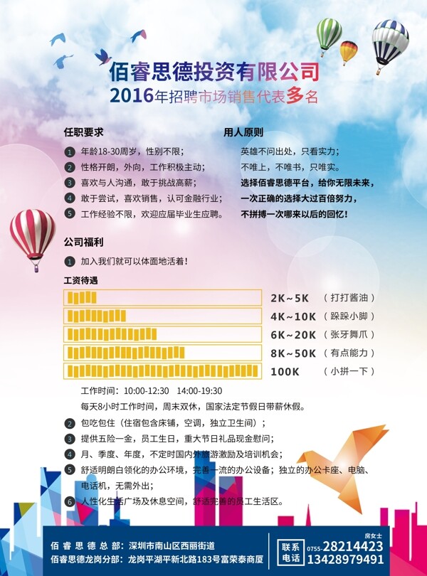 招聘宣傳單
