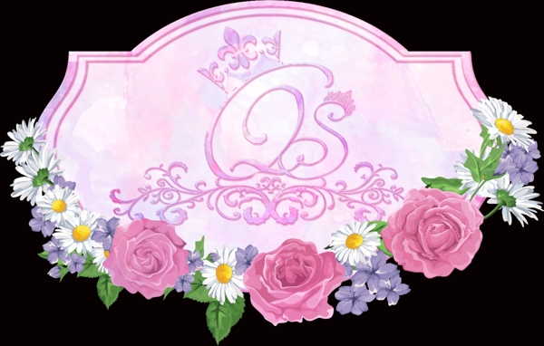 婚禮主題logo牌