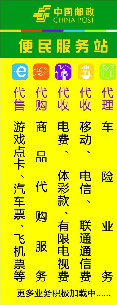 郵政便民服務(wù)站圖片