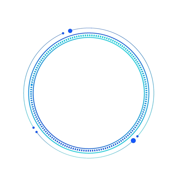 科技渐变边框素材元素