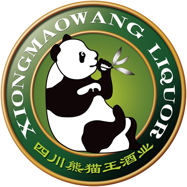 熊猫王酒logo