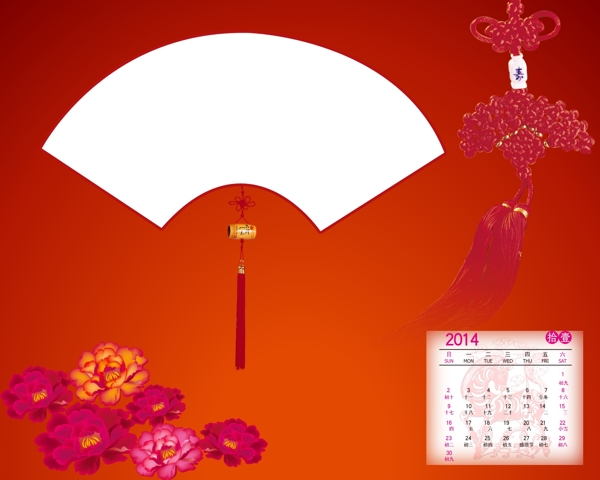 2014年馬年年歷喜結(jié)良緣婚紗模板11月