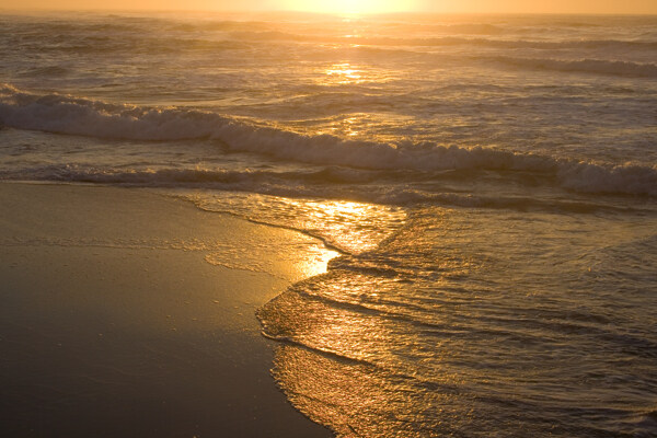 海边日落风光图片