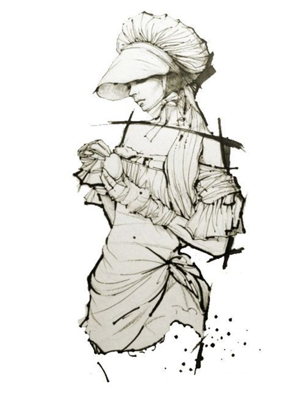 手繪服裝設(shè)計一系列7