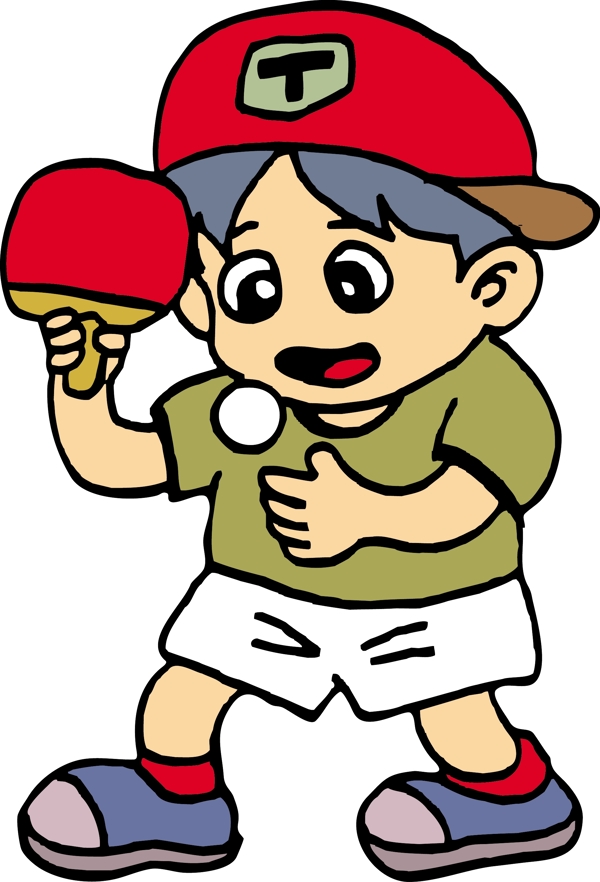 卡通運動員