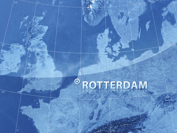 鹿特丹地图图片