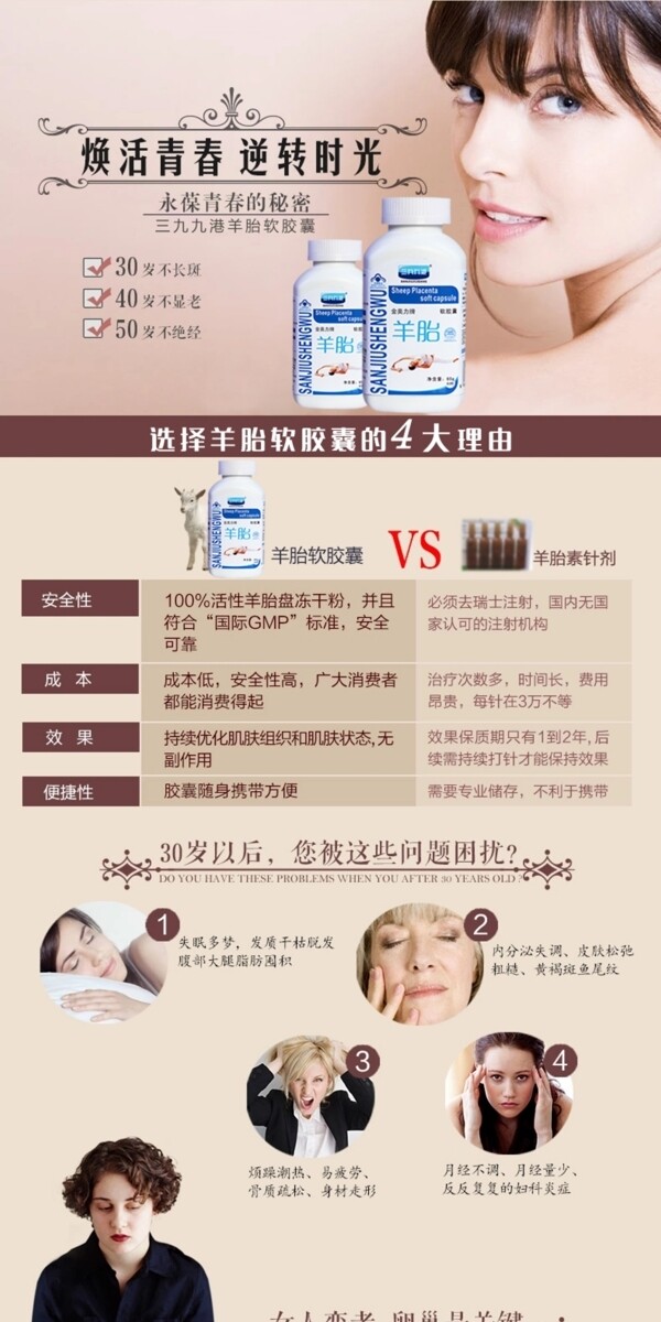 羊胎軟膠囊
