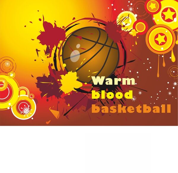 热血篮球宣传海报