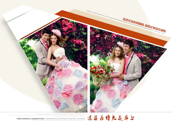 午后陽光婚紗模板