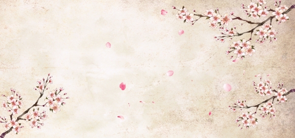 桃花背景圖