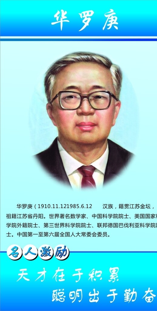 華羅庚簡(jiǎn)介圖片