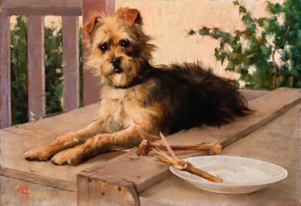 LucienHenryTheDog1890畫家風(fēng)景畫靜物油畫建筑油畫裝飾畫