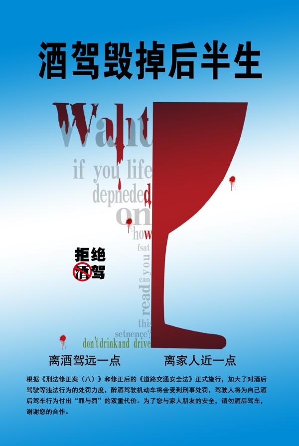 酒駕危害宣傳海報