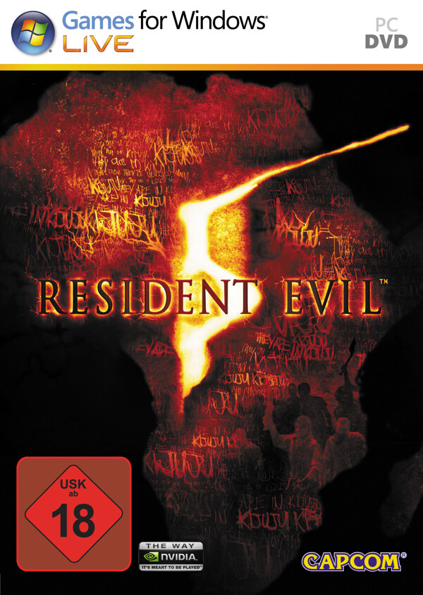 生化危机5ResidentEvil5游戏封面美版图片
