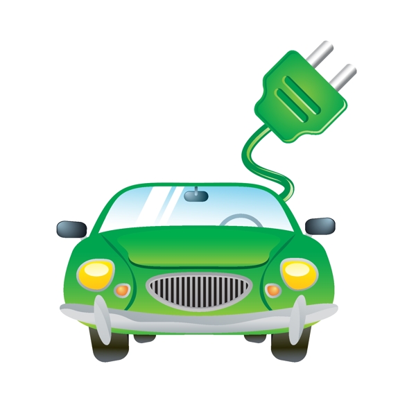 绿色充电汽车插图