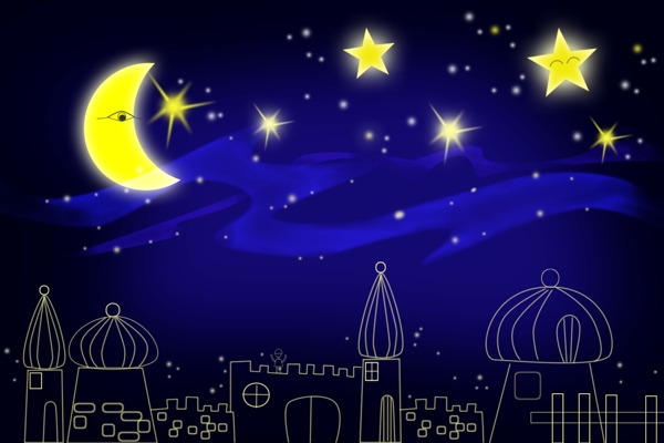 星空插畫