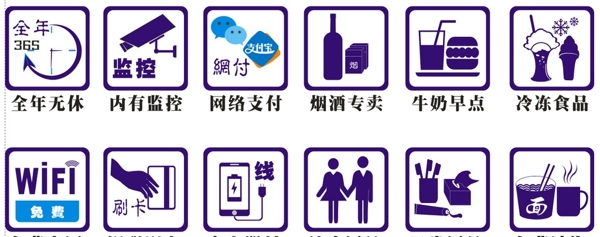 便利店常用小圖標(biāo)