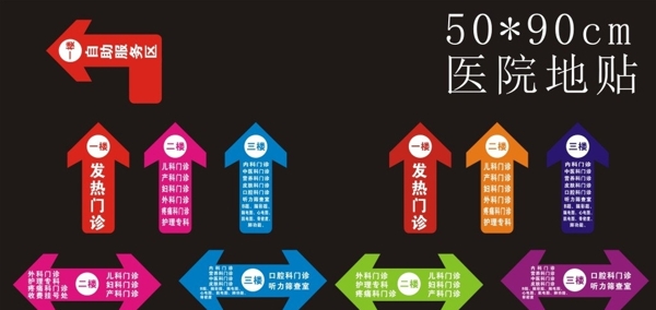 人民醫(yī)院箭頭