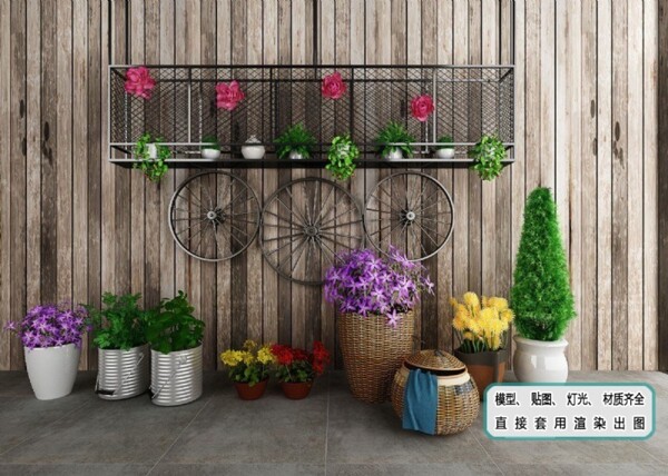 植物墙花卉组合绿化生态