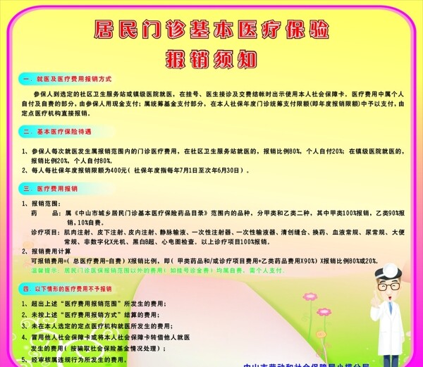 社保宣傳欄圖片