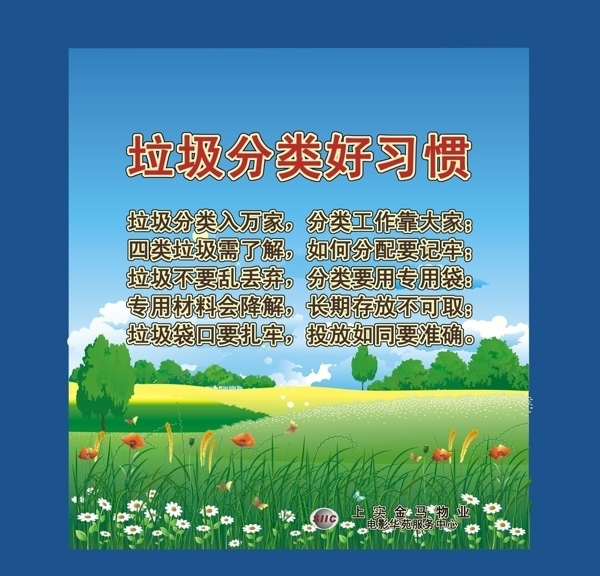 垃圾分類好習慣圖片