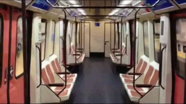 地铁车厢场景视频
